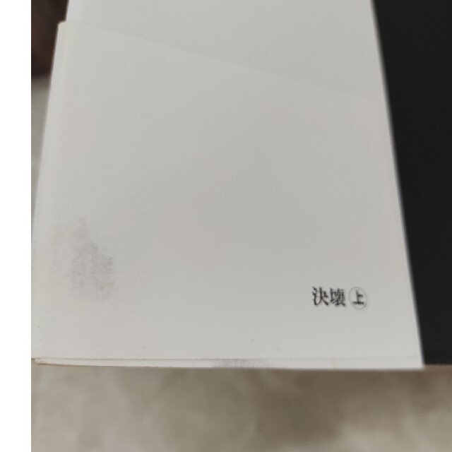 ピチ助様専用　決壊 上と下セット エンタメ/ホビーの本(文学/小説)の商品写真