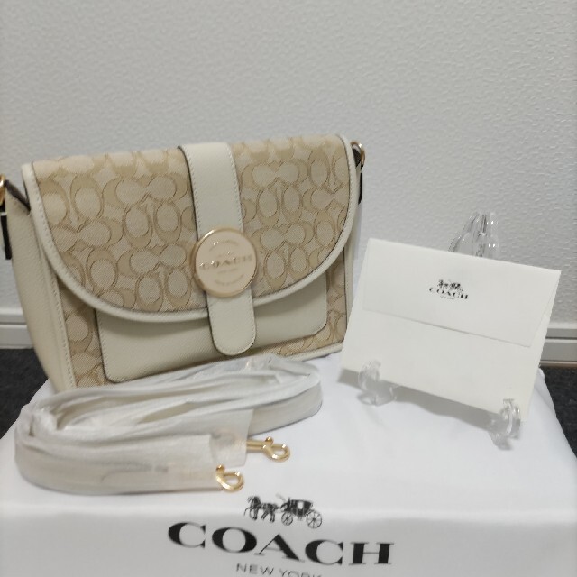 COACH コーチ クロスボディ シグネチャー ジャカード 新作新品 希少コーチ