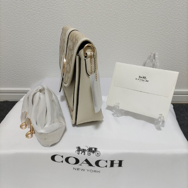 COACH コーチ クロスボディ シグネチャー ジャカード 新作新品 希少