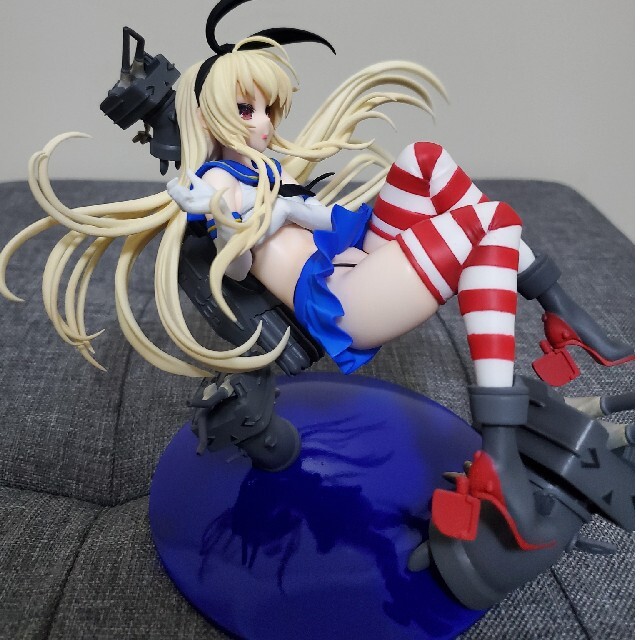 艦隊これくしょん 艦これ 島風 塗装済み 完成品 ガレージキット