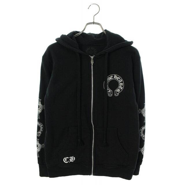 Chrome Hearts(クロムハーツ)のクロムハーツ SWTSHRT HD ZIP/ジップパーカー ロゴバックプリントジップアップパーカー メンズ M メンズのトップス(パーカー)の商品写真