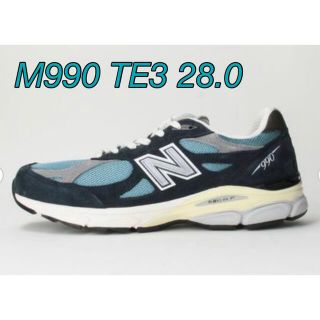 ニューバランス(New Balance)の【新品 未使用 即納】New Balance M990 TE3 28(スニーカー)