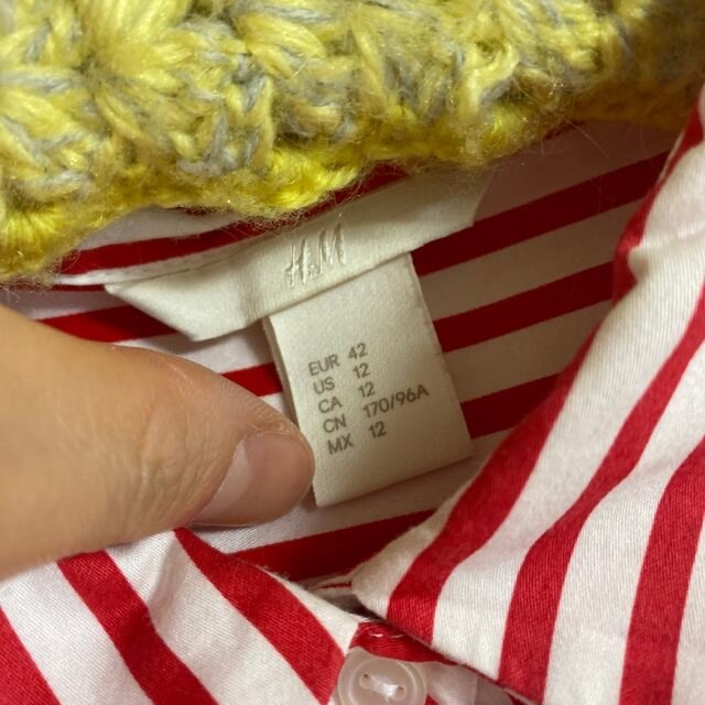 H&M(エイチアンドエム)のH&M ストライプシャツ レディースのトップス(シャツ/ブラウス(長袖/七分))の商品写真