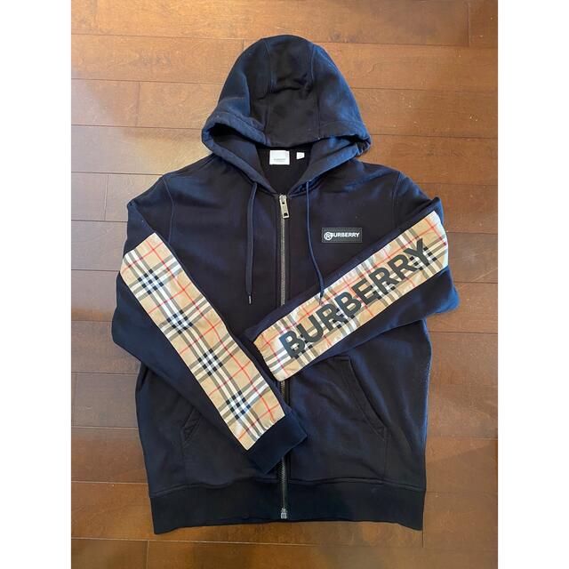 BURBERRY(バーバリー)の【美品】Burberry London バーバリー ロゴパーカー M メンズのトップス(パーカー)の商品写真