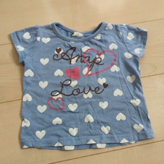 アナップキッズ(ANAP Kids)のANAP　くすみハートＴシャツ(Tシャツ/カットソー)