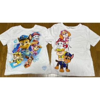 エイチアンドエム(H&M)のパウパトロールPaw Patrol半袖Ｔシャツ110cm2枚パウ・パトロール (Tシャツ/カットソー)