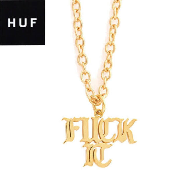 huf fuck it ネックレス ゴールド