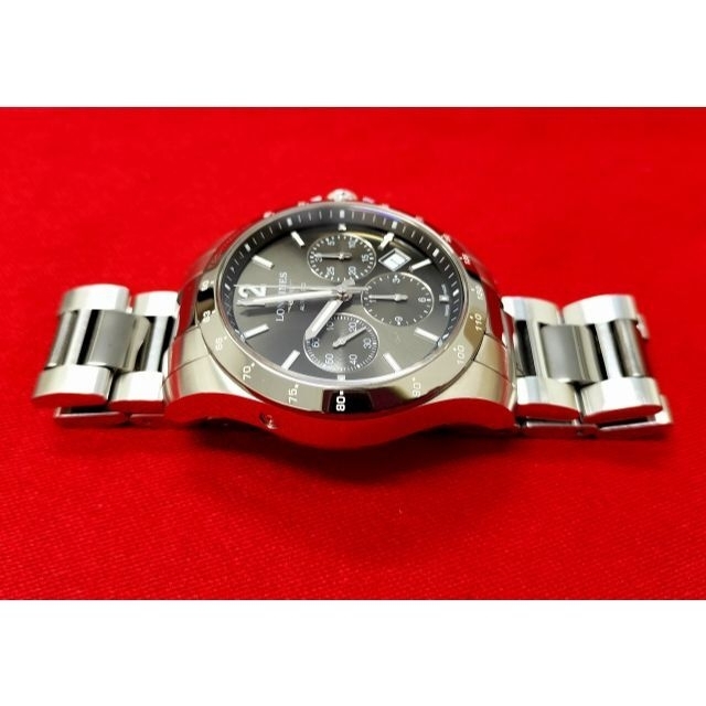 ロンジン コンクエスト L2.744.4 自動巻き クロノグラフ 付属品完品 メンズの時計(腕時計(アナログ))の商品写真