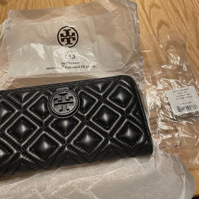 Tory Burch(トリーバーチ)のトリーバーチ 長財布 ラウンドファスナー キルティング 黒 レザー レディースのファッション小物(財布)の商品写真