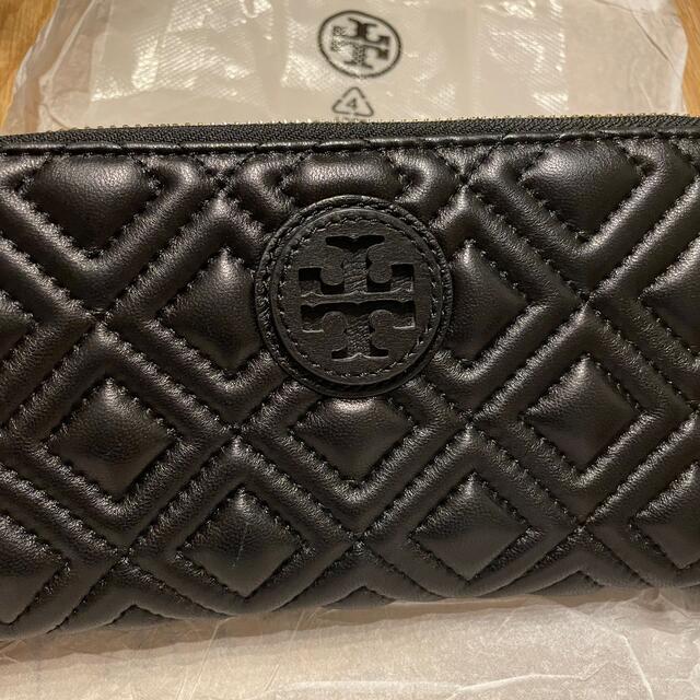 Tory Burch(トリーバーチ)のトリーバーチ 長財布 ラウンドファスナー キルティング 黒 レザー レディースのファッション小物(財布)の商品写真