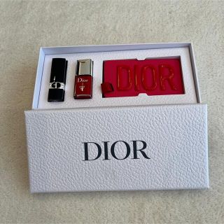 クリスチャンディオール(Christian Dior)のChristian Dior ディオールコスメ　セット　ルージュ　口紅　ネイル(コフレ/メイクアップセット)