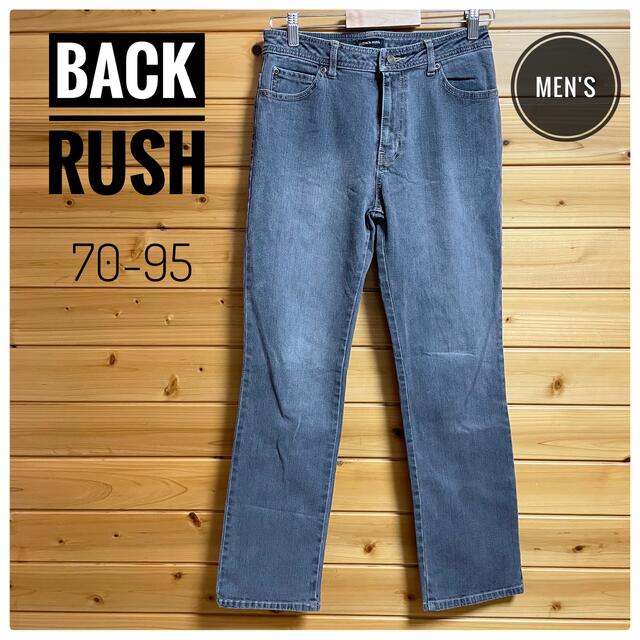 BACK Rush メンズ デニム パンツ ストレッチ グレー w70 | フリマアプリ ラクマ