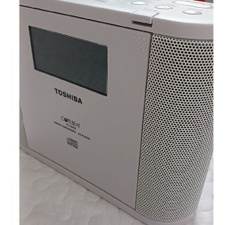 【新品未使用】東芝 CDクロックラジオ TY-CDR8 W