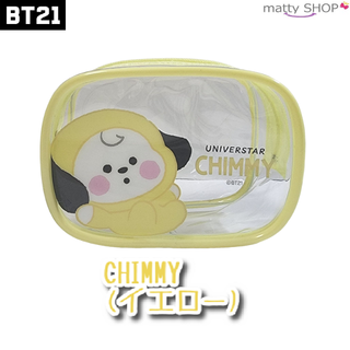 ビーティーイシビル(BT21)のBT21 BOXミニポーチ CHIMMY(キャラクターグッズ)