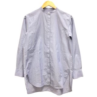 ジェイアンドエムデヴィッドソン(J&M DAVIDSON)のJ&M Davidson シャツ バンドカラー ストライプ  6 マルチカラー(シャツ/ブラウス(長袖/七分))