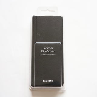 Galaxy Z Fold3 5G Leather Flip Cover 純正(Androidケース)