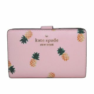 ケイトスペードニューヨーク(kate spade new york)の【新品】ケイトスペード 財布 K7218 650(ピンク系マルチ) PVC (財布)