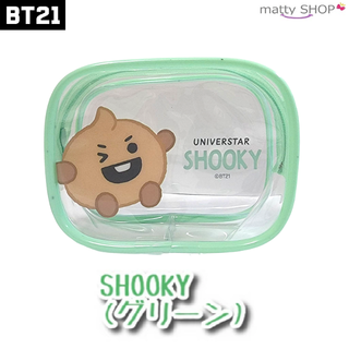 ビーティーイシビル(BT21)のBT21 BOXミニポーチ SHOOKY(キャラクターグッズ)