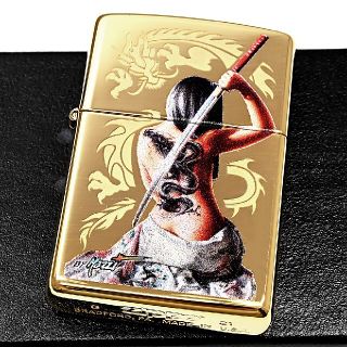 ジッポー(ZIPPO)の新品 ZIPPO セクシーレディー ゴールドブラスポリッシュ ジッポー ライター(タバコグッズ)