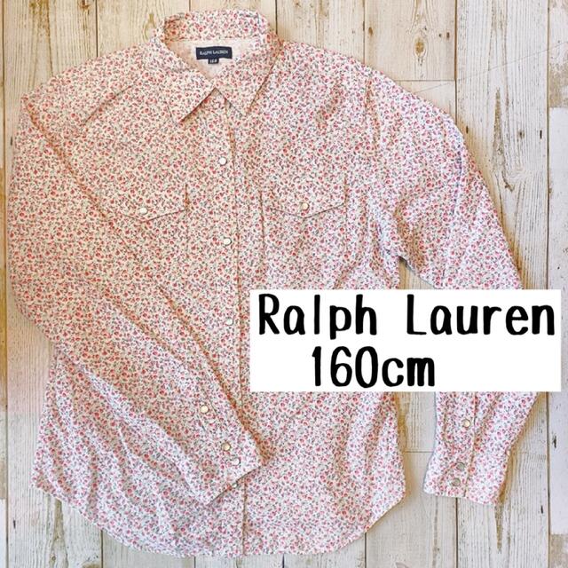 Ralph Lauren(ラルフローレン)のRalph Lauren ラルフローレン　花柄　シャツ　コーデュロイ　160 キッズ/ベビー/マタニティのキッズ服女の子用(90cm~)(ブラウス)の商品写真