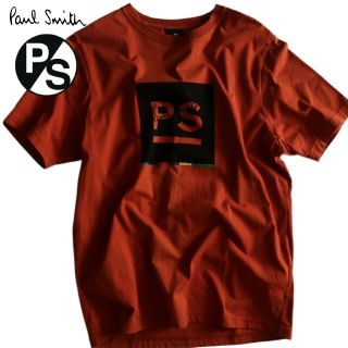 ポールスミス(Paul Smith)の【PAUL SMITH】美品　半袖Tシャツ　ロゴ　オレンジ　M☆(Tシャツ/カットソー(半袖/袖なし))