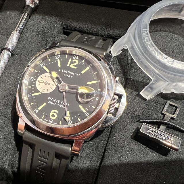 OFFICINE PANERAI(オフィチーネパネライ)のパネライ GMT PAM01088 S番台 PANERAI ルミノール メンズの時計(腕時計(アナログ))の商品写真