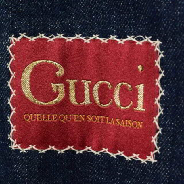 GUCCI - GUCCI エコ ウォッシュド オーガニックデニム ボンバー GUCCI - GUCCI エコ ウォッシュド オーガニックデニム ボンバー