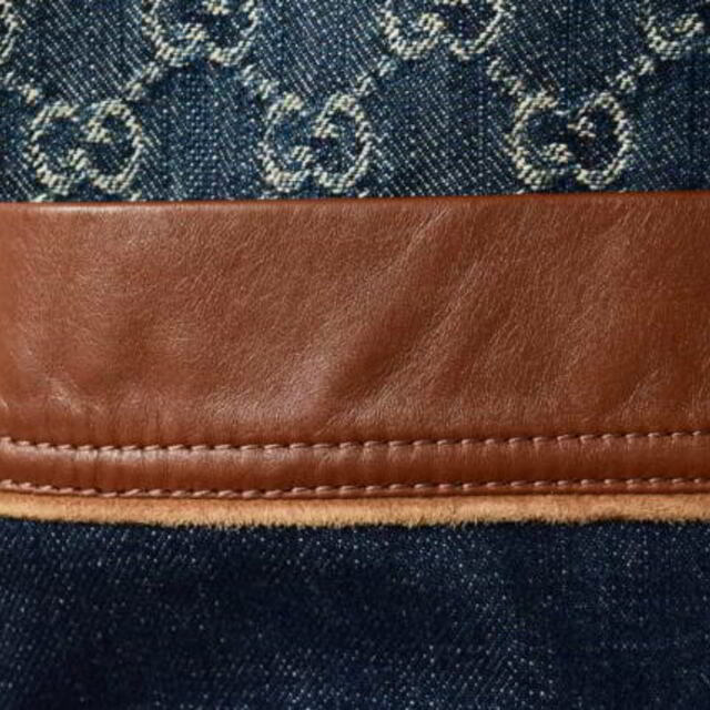 GUCCI - GUCCI エコ ウォッシュド オーガニックデニム ボンバー GUCCI - GUCCI エコ ウォッシュド オーガニックデニム ボンバー