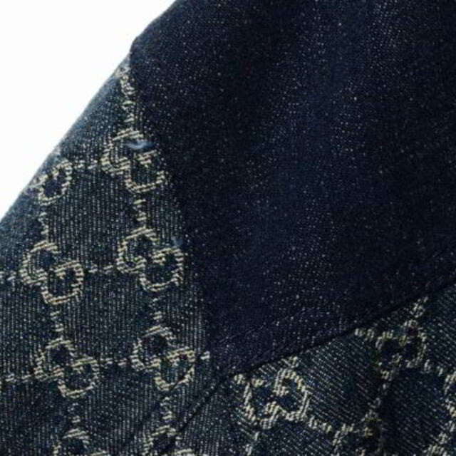 GUCCI - GUCCI エコ ウォッシュド オーガニックデニム ボンバー GUCCI - GUCCI エコ ウォッシュド オーガニックデニム ボンバー