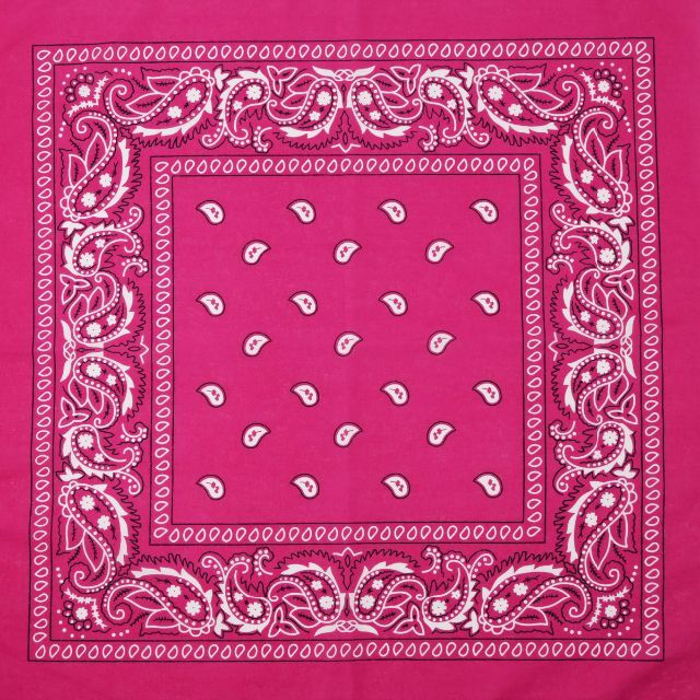 バンダナ BANDANA ペイズリー柄 コットン 100% COTTON 訳有品 メンズのファッション小物(ハンカチ/ポケットチーフ)の商品写真