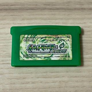 ゲームボーイアドバンス(ゲームボーイアドバンス)のゲームボーイアドバンス　ポケットモンスター　リーフグリーン　ポケモン　GBA(携帯用ゲームソフト)