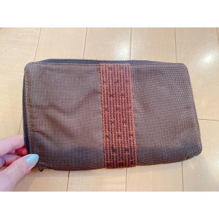 エルメス(Hermes)のken様専用♡3点HERMESブラウン財布♡サラッとスカート♡ドットシャツ(長財布)