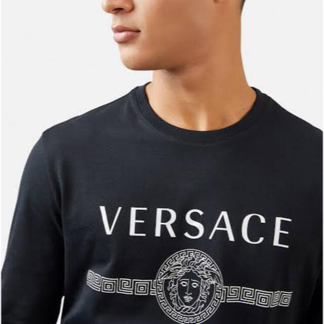 VERSACE ヴェルサーチ Tシャツ・カットソー -(M位) 黒