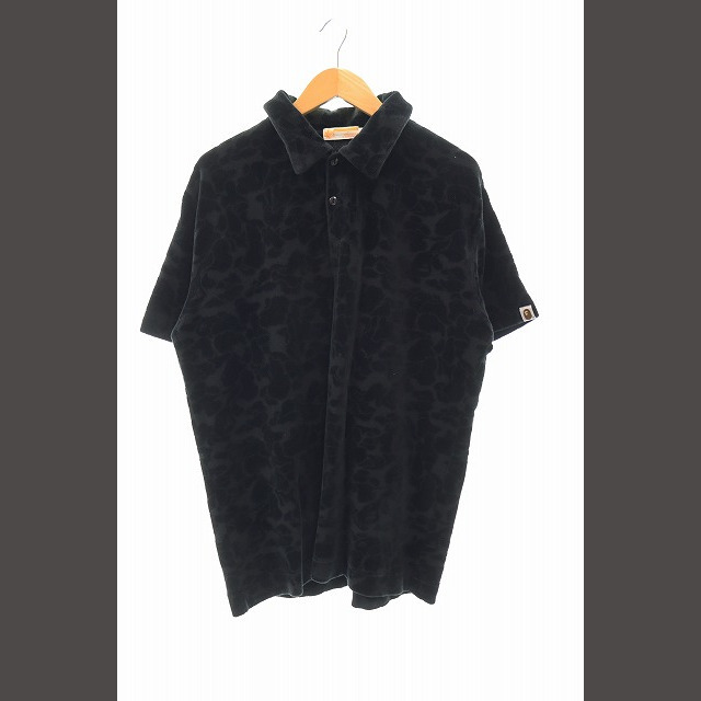 アベイシングエイプ A BATHING APE 初期タグ 1stカモ ポロシャツ