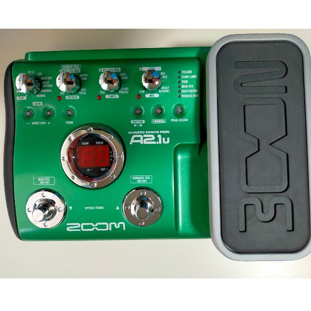 アコースティック　エフェクター　zoom A2.1u