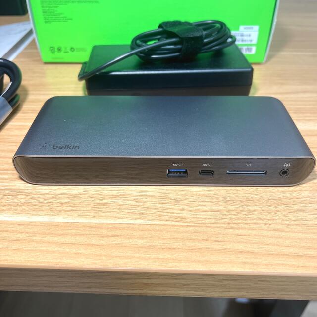 Belkin Thunderbolt 3 ドッキングステーション スマホ/家電/カメラのPC/タブレット(PC周辺機器)の商品写真