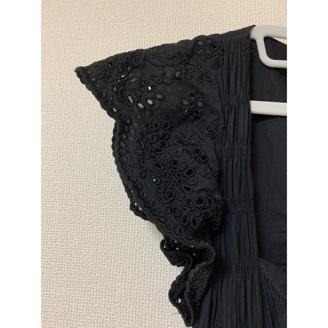 ZARA カットワーク刺繍ワンピース