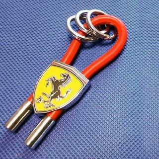 フェラーリ(Ferrari)のA06 スクーデリア　フェラーリ ストラップ　キーチェーン イタリア入手(キーケース)