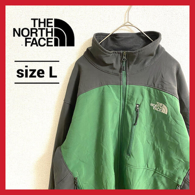 THE NORTH FACE(ザノースフェイス)の90s 古着 ノースフェイス ソフトシェルジャケット 刺繍 ワンポイント L メンズのジャケット/アウター(その他)の商品写真
