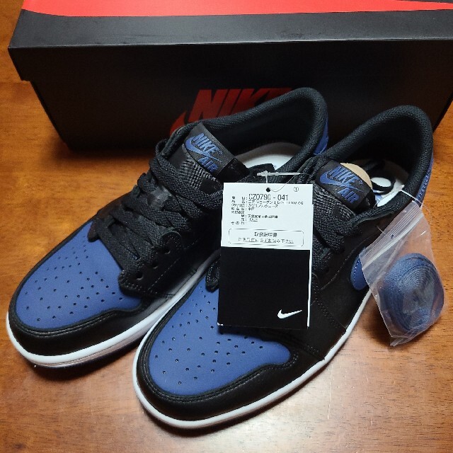 NIKE  Jordan1 Low Mystic Navy  26.5スニーカー