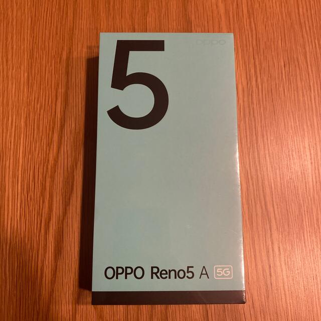 スマートフォン本体OPPO Reno5 A eSIM A103OP アイスブルー　ワイモバイル