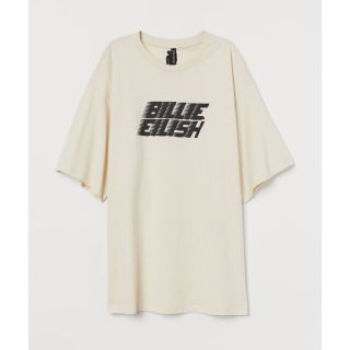 エイチアンドエム(H&M)のH&M BilleEilish ビリー オーバーサイズ プリントTシャツ M(Tシャツ(半袖/袖なし))