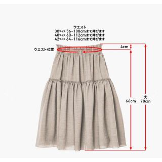 DAISY LIN Raku-Raku Stylish Skirt 42新品