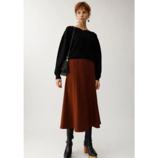 マウジー(moussy)のmoussy  BELTED FLARE SKIRT (ロングスカート)