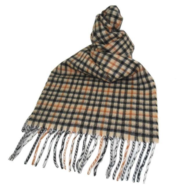 新品】ダックス 00972 カシミヤ チェック柄 マフラー - マフラー