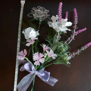 アメリカンフラワー薔薇と撫子のミニ花束(その他)