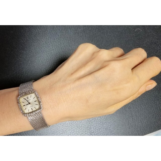 ROLEX(ロレックス)の☆希少品☆ROLEX ロレックスPRECISION ダイヤベゼル18KWG/手巻 レディースのファッション小物(腕時計)の商品写真