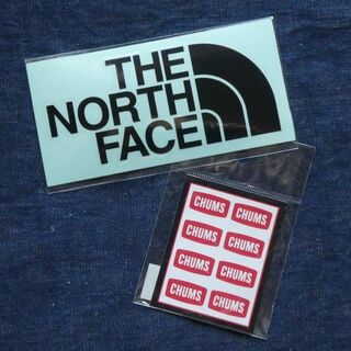 ザノースフェイス(THE NORTH FACE)の2枚組 TNF CHUMS ステッカー NN32347 BK CH62-0089(その他)