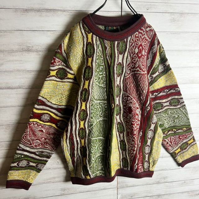 【激レア】coogi クージー 編込み ニット 即完売モデル 希少 入手困難 2