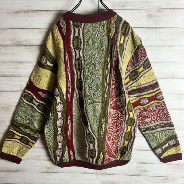 【激レア】coogi クージー 編込み ニット 即完売モデル 希少 入手困難 6